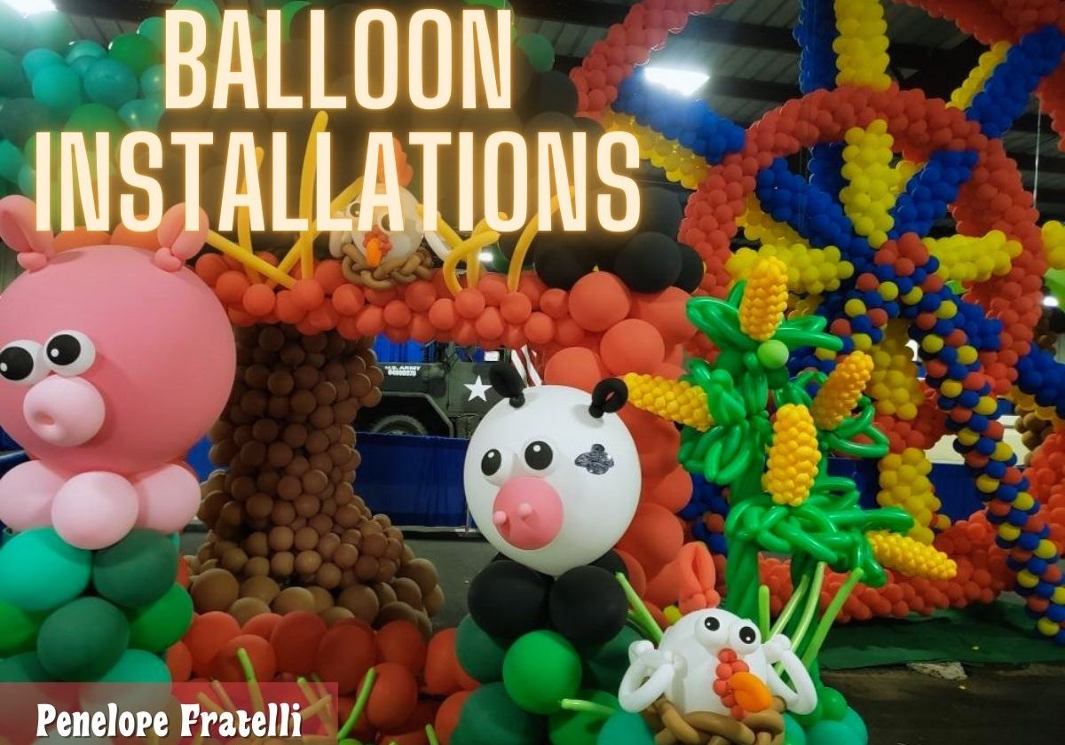 Balloon Installations by Poppin Penelope